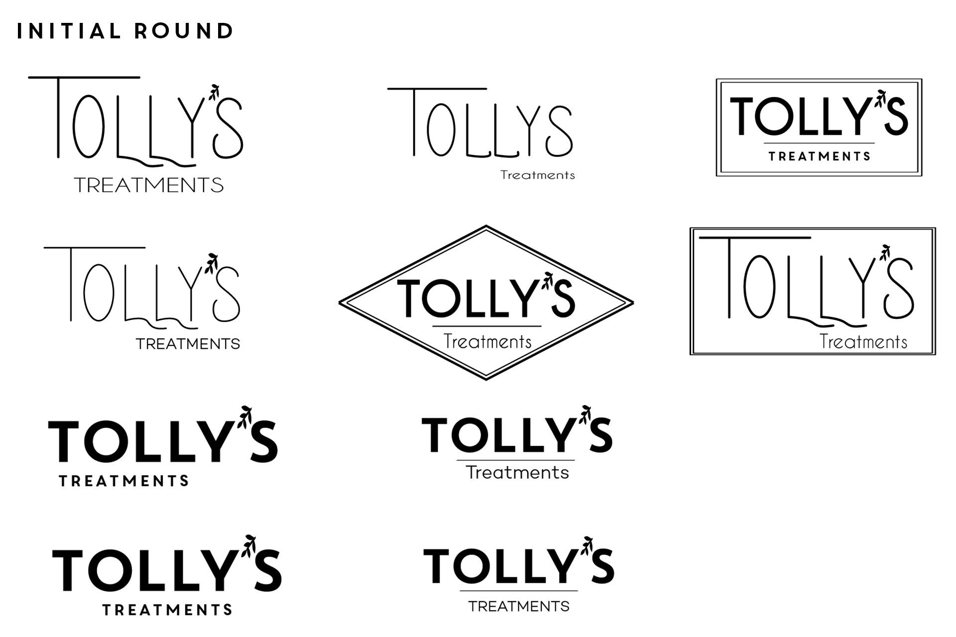 Initial Round of Multiple Logo variations
